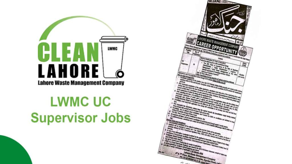LWMC UC Supervisor Jobs 2026 Online Apply Last Date
