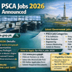 PSCA Jobs 2026 Apply Online