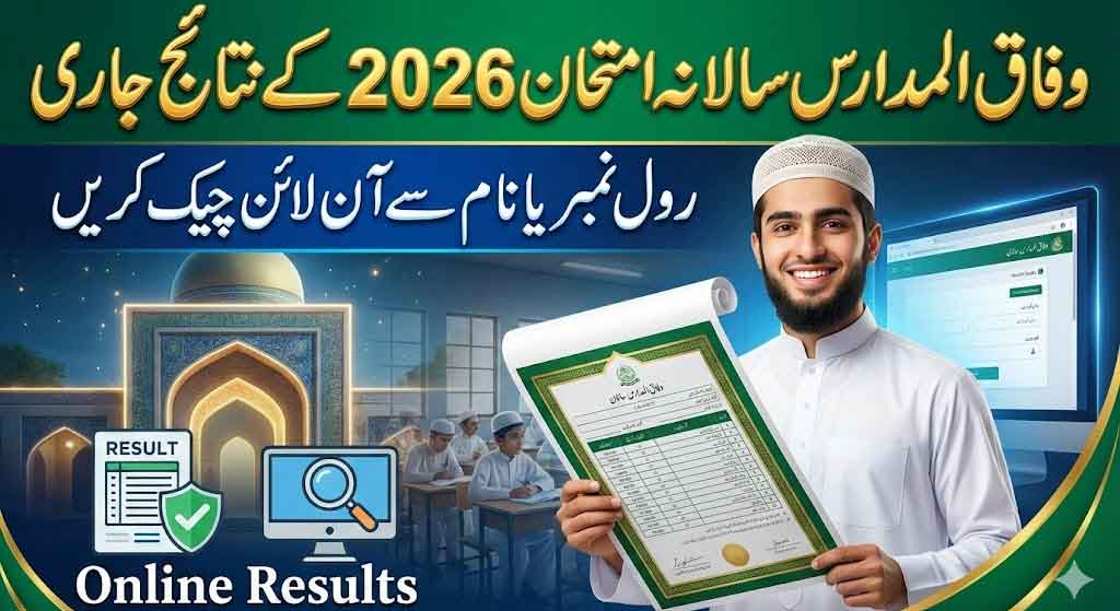 Wifaq ul madaris Al Arabia Pakistan position holder result