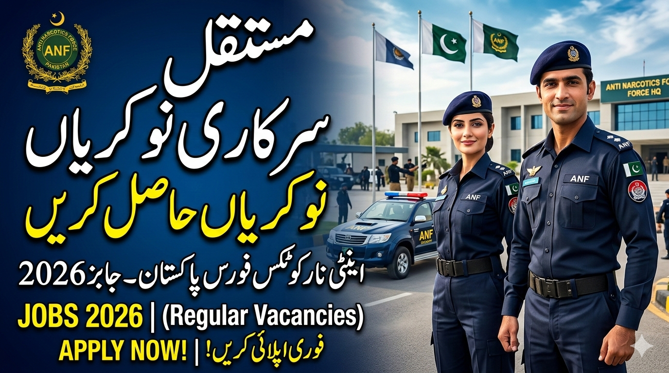ANF Jobs 2026 Online Apply via anf.gov.pk